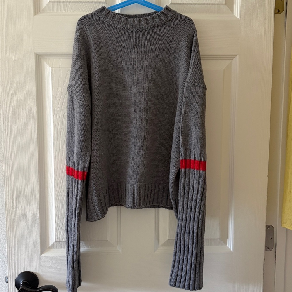 Gray Knit Sweater